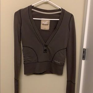 Hollister sweater crop